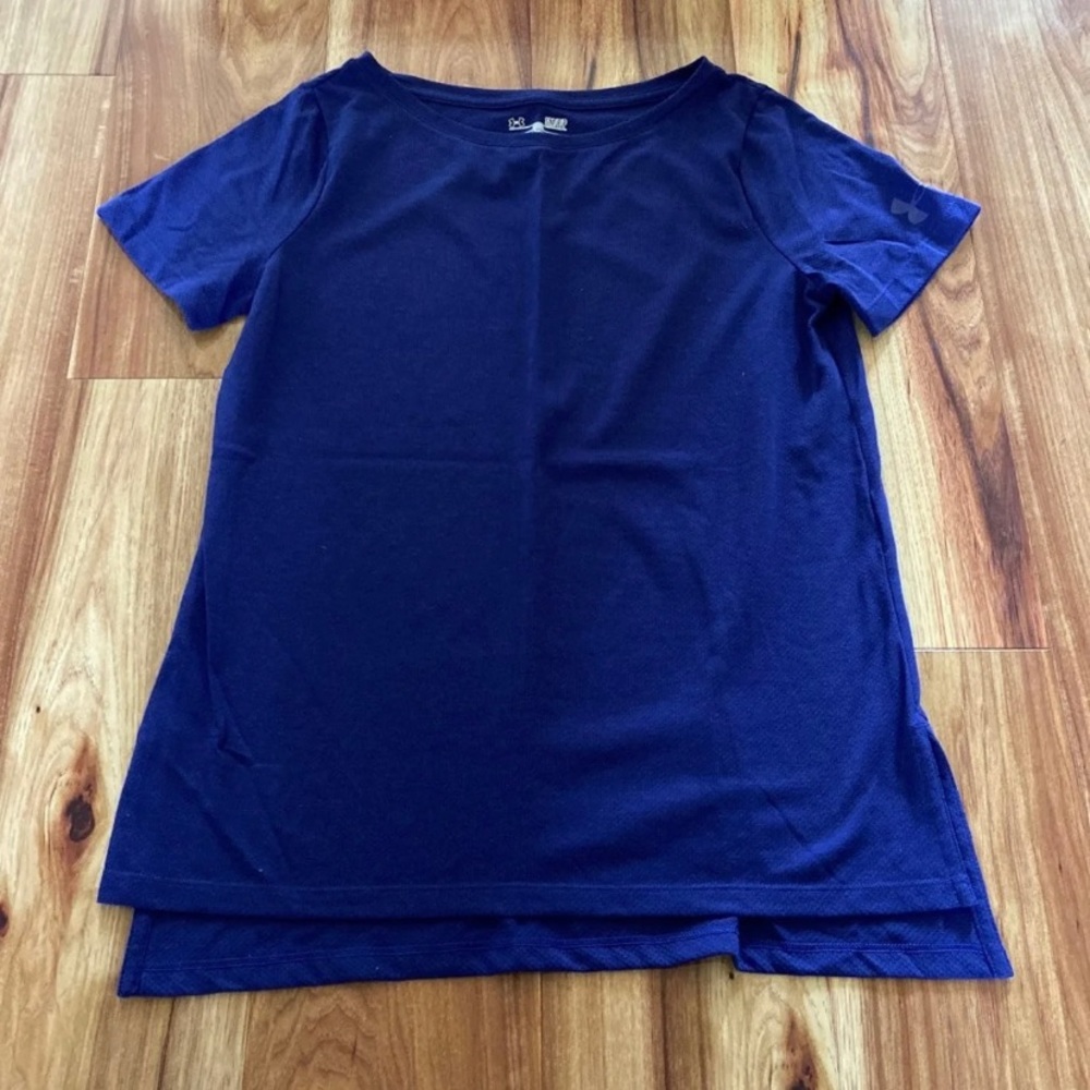 Under armour deep purple t-shirt